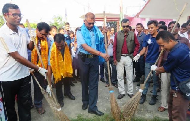 विश्व शान्ति तथा एकीकृत परिवार संघ नेपालद्वारा भिस्वा डाँडामा वृहत सरसफाई