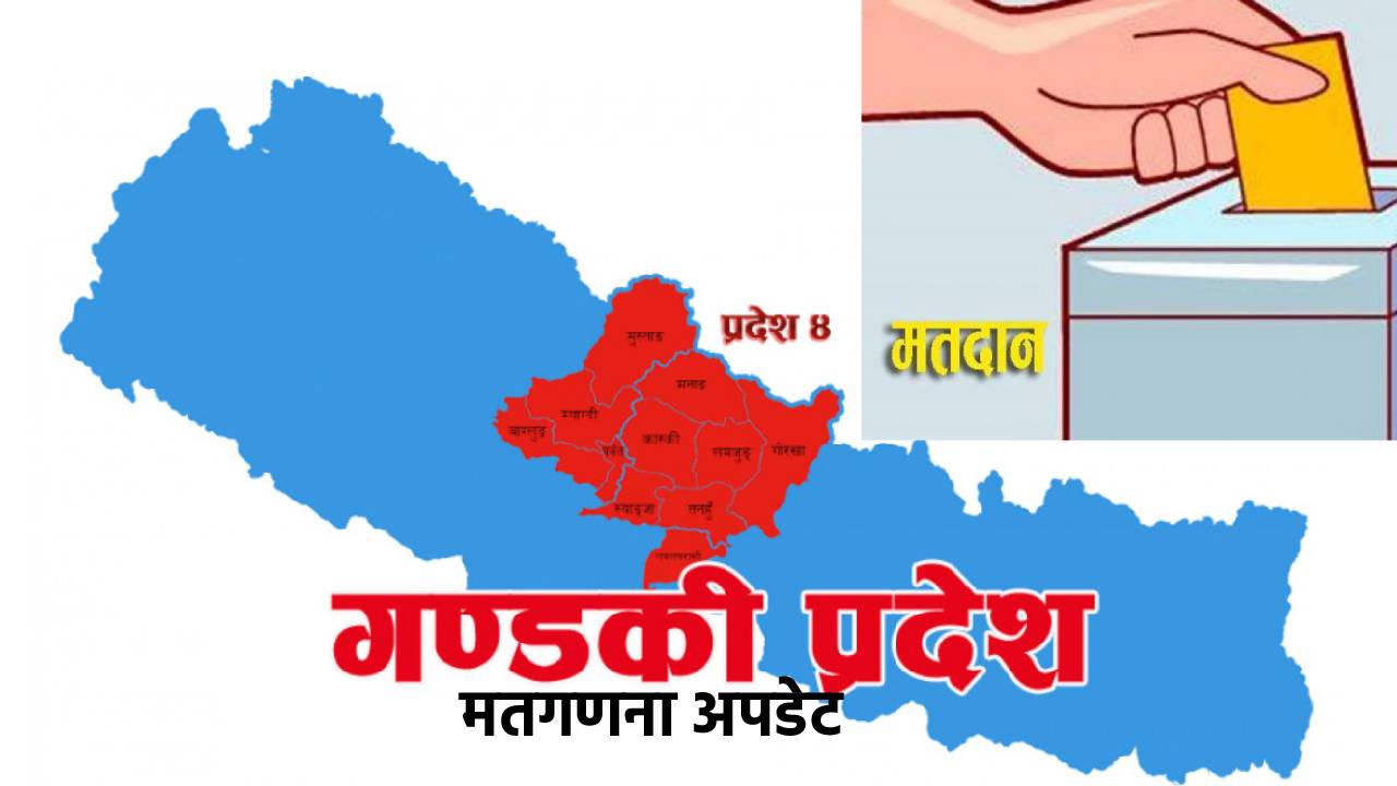 गण्डकीको नतिजा :  कांग्रेसले आफ्नो गुमाए, नयाँ भित्र्याए