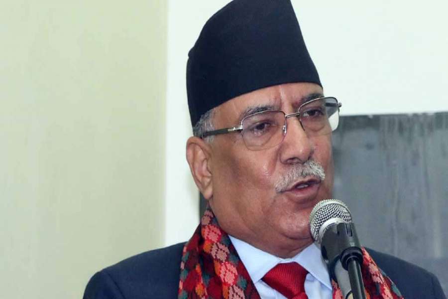 कांग्रेस कार्यकर्तालाई प्रचण्डको उर्दी- हँसिया हथौडामा भोट नहाले देश दुर्घटनामा जान सक्छ