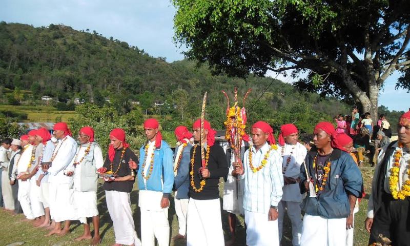 कास्कीकोटमा नवदुर्गा उत्सव हुने