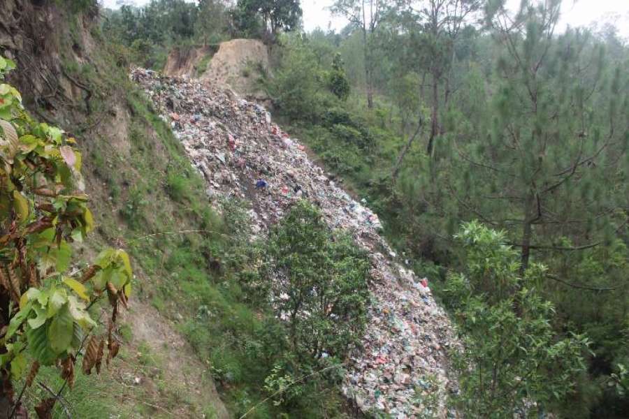 स्थानीय तहमा फोहोरमैला व्यवस्थापन प्रयास प्रभावहीन