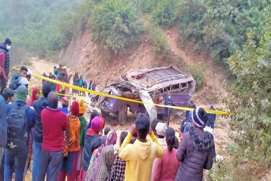 जाजरकोट बस दुर्घटनामा ५ जनाको मृत्यु, ३० घाइते