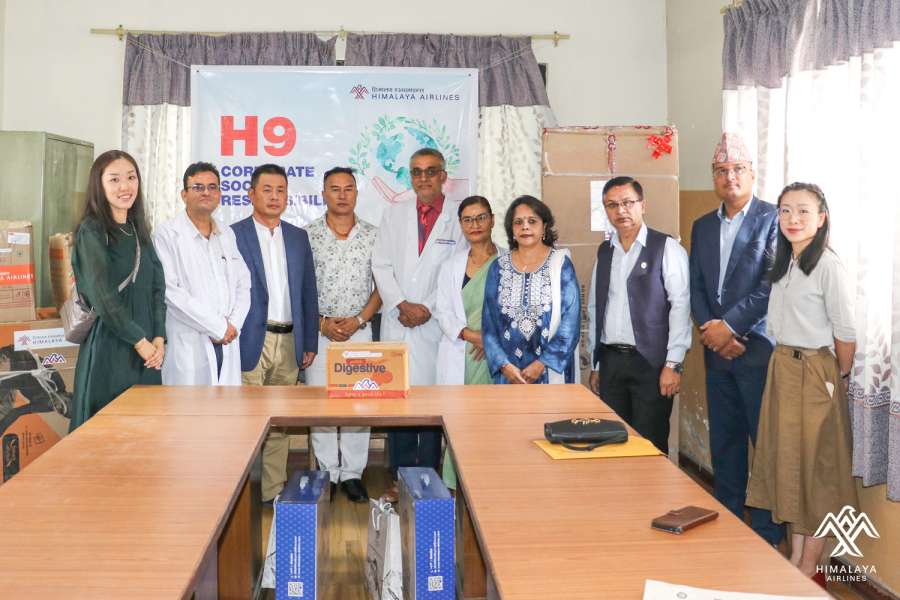 Himalaya Airlines associates with Nepal Orthopedic Hospital for Corporate Social Responsibility