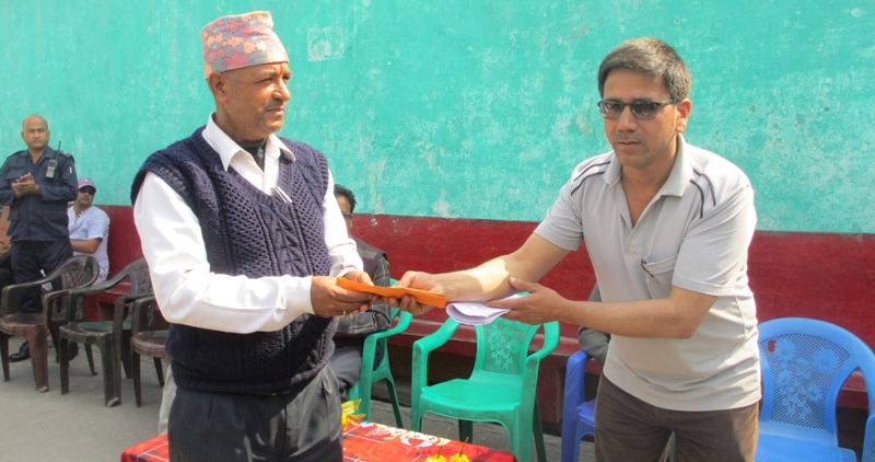 गौतम परिवारलाई कैदीबन्दीबाट २५ हजार सहयोग