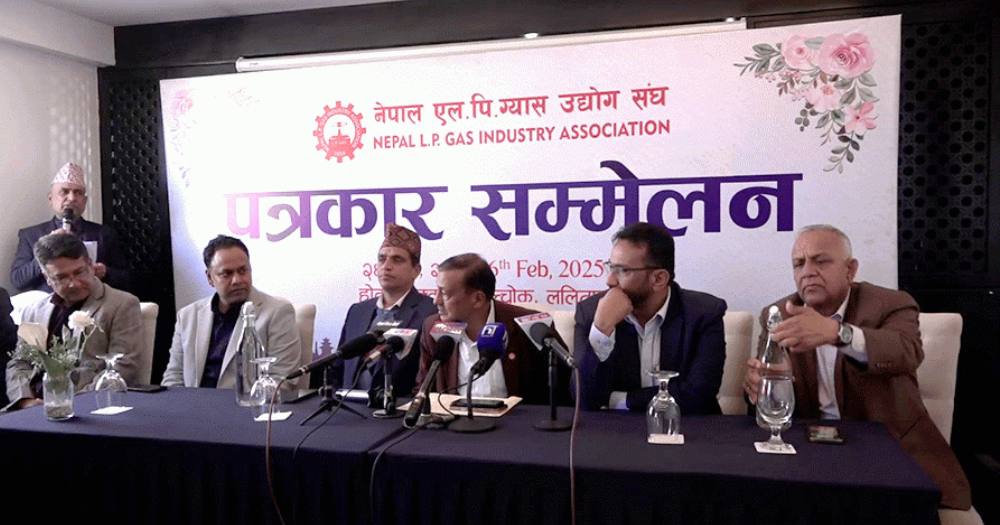 एलपी ग्यास उद्योग संघले आजदेखि थप आन्दोलन गर्ने