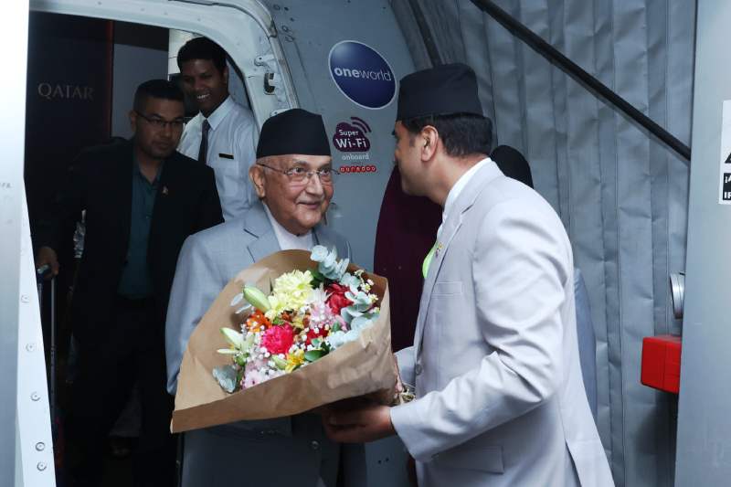 प्रधानमन्त्री ओली मेड्रिडमा