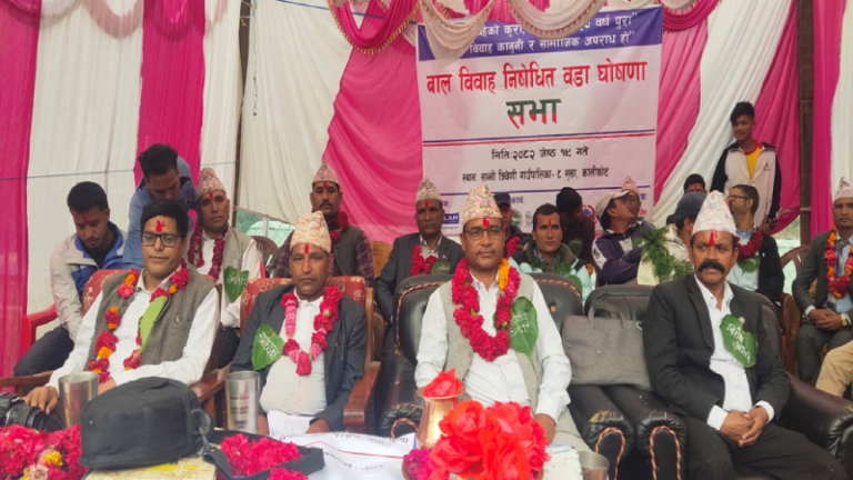 कालीकोटको मुम्रा बालविवाह निषेधित वडा