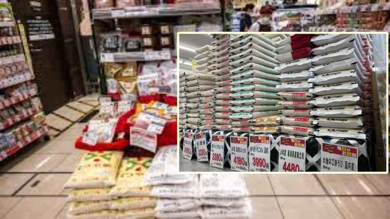मुद्रास्फीति बढ्दै जाँदा जापानमा चामलको मूल्य दोब्बर