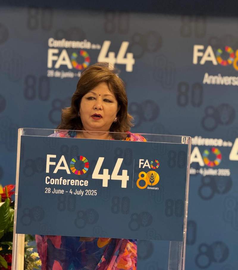 जलवायु वित्त र दिगो कृषि प्रणालीमा सहयोग गर्न परराष्ट्रमन्त्रीको आग्रह