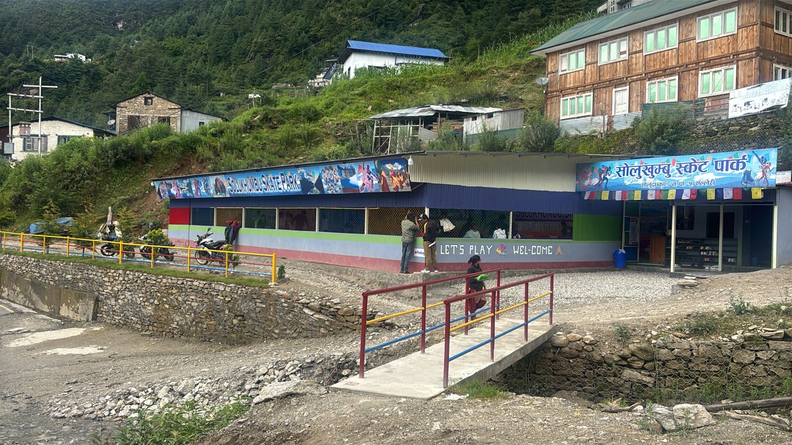 सोलुखुम्बुको सल्लेरीमा बन्यो ‘स्केट पार्क’