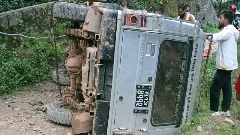 जिप दुर्घटना,७ जना घाइते