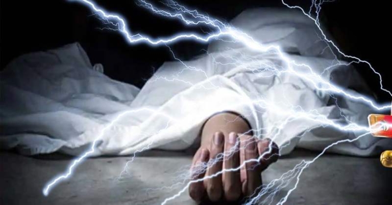 हात्तीबाट धानबाली जोगाउन लगाइएको विद्युतीय तारमा परी दम्पतीको मृत्यु