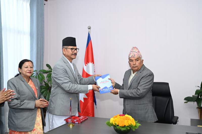 राष्ट्रपतिसमक्ष दलित आयोगको वार्षिक प्रतिवेदन पेस