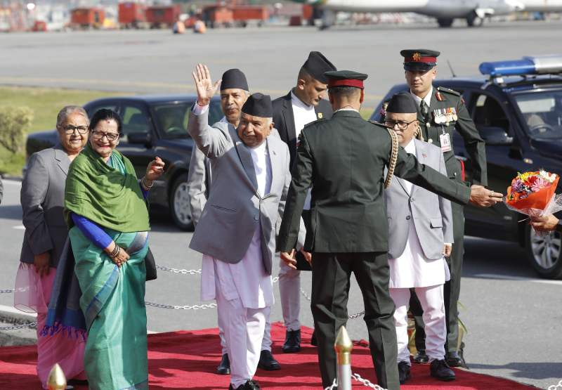 राष्ट्रपति कतारतर्फ प्रस्थान