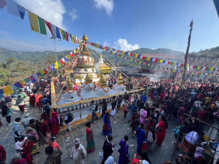 पदमार्ग निर्माण भएपछि अन्नपूर्ण आधार शिविर पुग्ने पर्यटकको चाप बढ्यो
