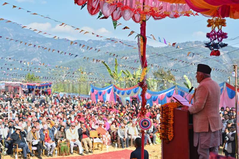 शान्ति, सुशासन र विकासको जनआकाङ्क्षा पूरा गर्न निर्वाचन सफल पारौंः राष्ट्रपति