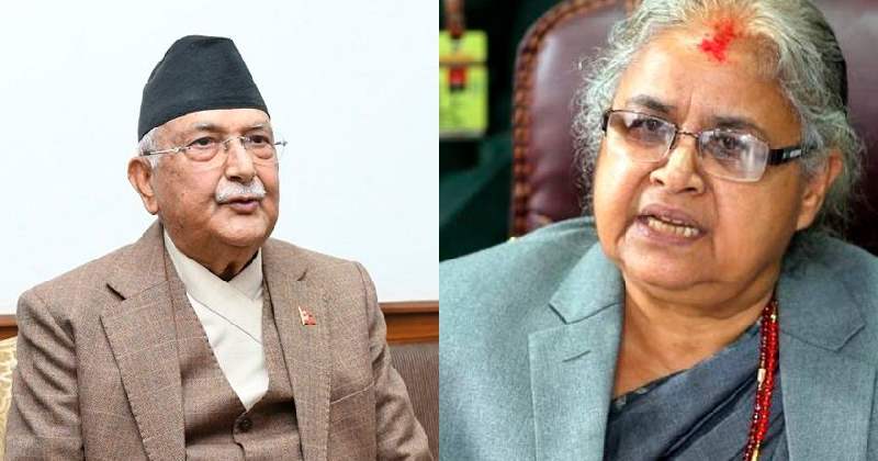 प्रधानमन्त्री कार्की र केपी शर्मा ओलीबीच भेटवार्ता