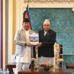 राष्ट्रपति पौडेल समक्ष निर्वाचनसम्बन्धी प्रतिवेदन पेश