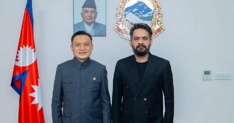 प्रधानमन्त्री शाह र चिनियाँ राजदूतबीच शिष्टाचार भेटवार्ता