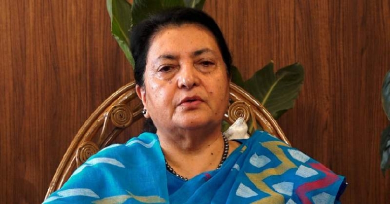 बाढीपीडितको उद्धार र राहतमा जुट्न पूर्वराष्ट्रपति भण्डारीको आग्रह