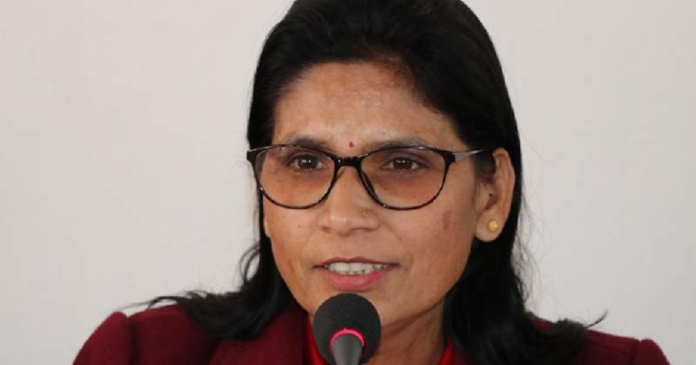 विपद्का बेला राजनीतिक स्वार्थभन्दा माथि उठेर उद्धारमा जुटौँ : पद्मा अर्याल