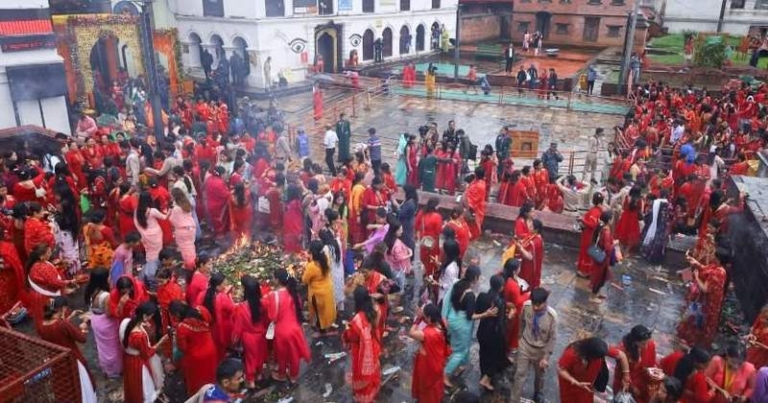 देशभर हरितालिका तीज मनाइँदै