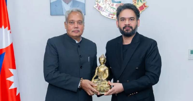 प्रधानमन्त्री बालेन्द्र शाहसँग भारतीय राजदूतको विदाई भेट