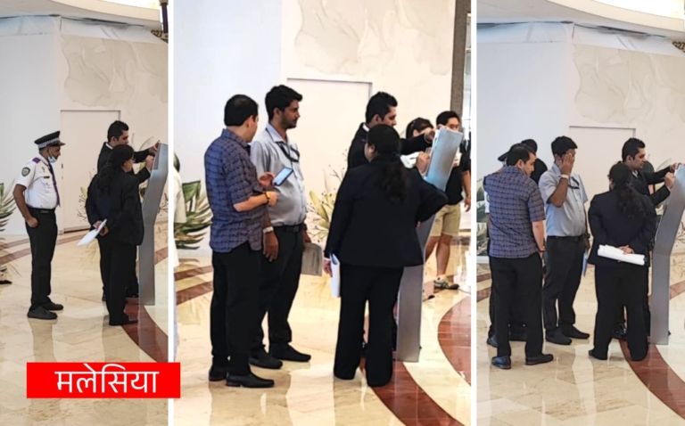 केएलसिसि टावरमा सुरक्षा दिने श्रमिकहरुको गुनाशो- ‘दुतावास आए तर मालिकका मान्छेसंगै आए’