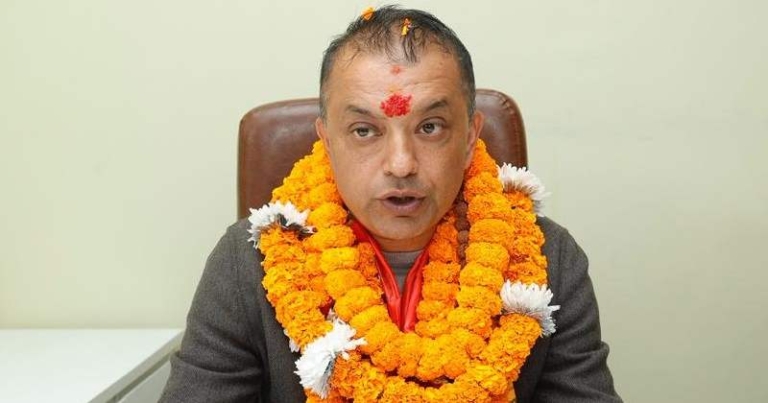 गगन थापा कांग्रेस सभापतिमा विजयी